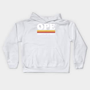 Muscle Ope Kids Hoodie